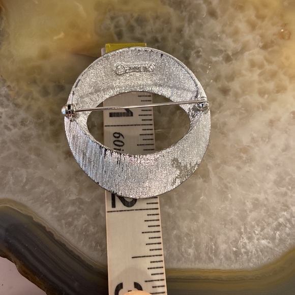 Vintage Emmons silver flower brooch 2” - Picture 6 of 12